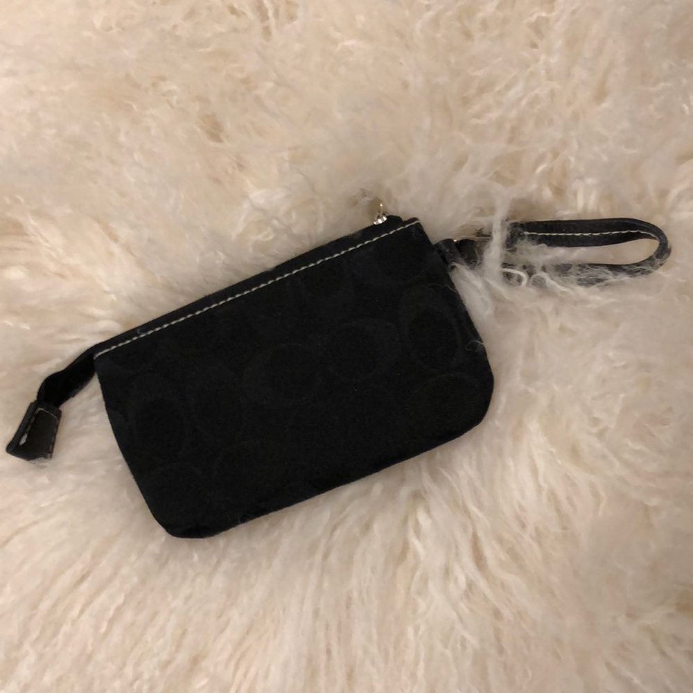 Coach Black Wristlet